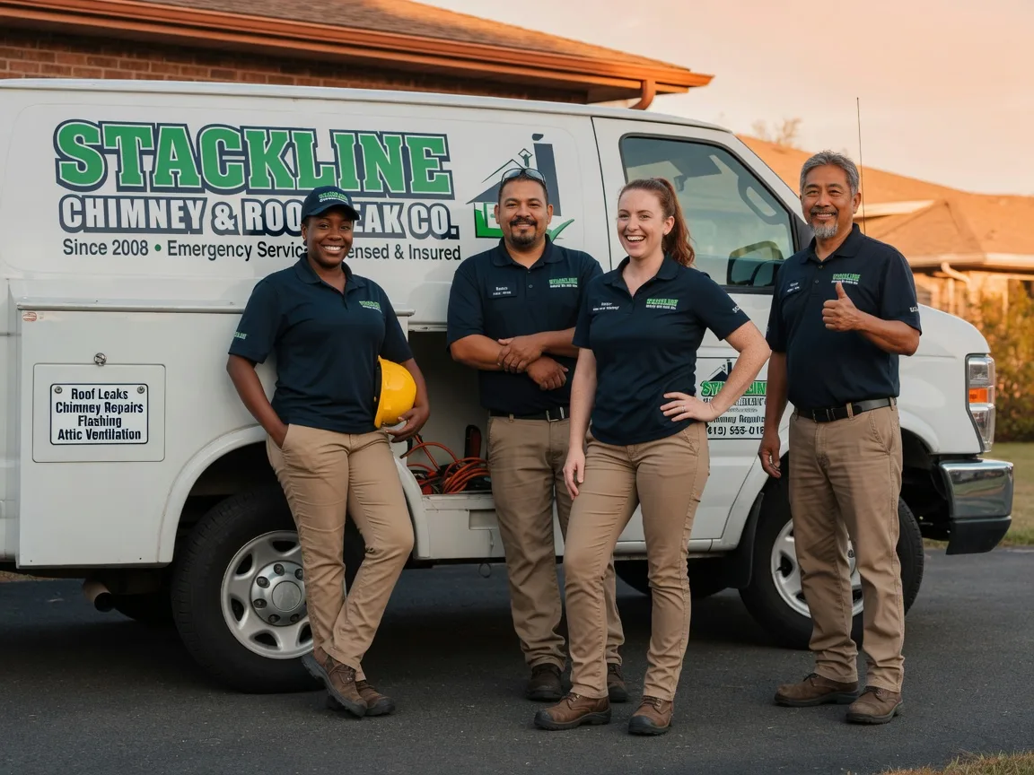 Chimney flashing repair company in Menard, TX